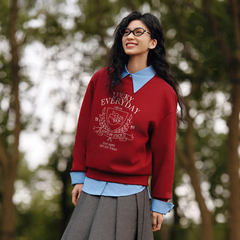 Semir Women’s Embroidered Sweatshirt - Fashionable Pullover