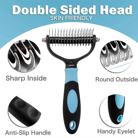 Professional Dog Brush - Ultimate Pet Hair Remover for Dogs and Cats