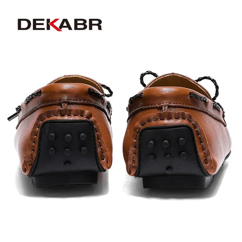 DEKABR Vintage Loafers voor Heren - Lente Mode Slip-on Schoenen