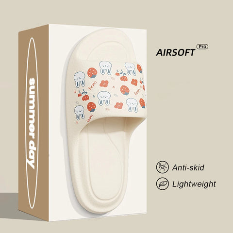 Cartoon opvouwbare pantoffels voor dames en meisjes 