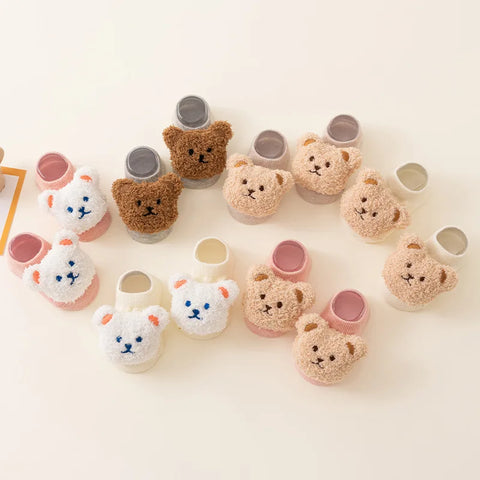 Cute Bear Newborn Baby Socks 0-3Y