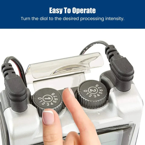 EMS TENS Unit Machine - Electric Muscle Therapy Stimulator for Pain Relief