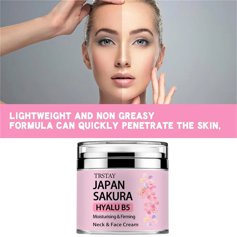 Japan Sakura Essence Cream with Hyaluronic Acid - Radiant Tone Up Cream