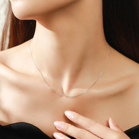 Modian 7 Style Classic Basic Chain Necklace
