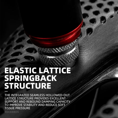 ROCKBROS Ultralight Bicycle Saddle - 3D Printing Integrated Zonal Shock Absorption for Comfortable MTB/Road Bike Rides