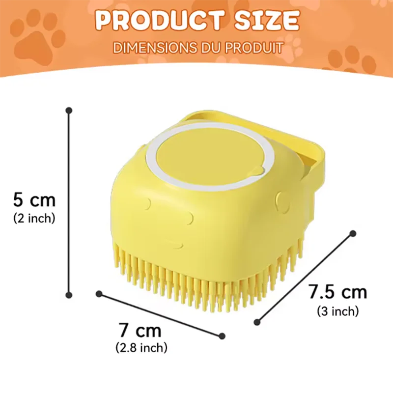 Multifunctional Bath Massage Brush for Pets