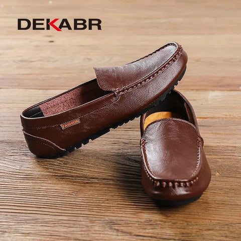 DEKABR Heren Loafers van Echt Leer - Casual &amp; Comfortabel
