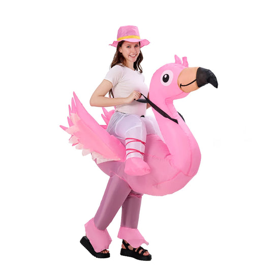 Flamingo Inflatable Costume for Halloween and Christmas