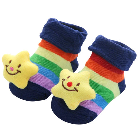 Schattige babysokjes met cartoondieren