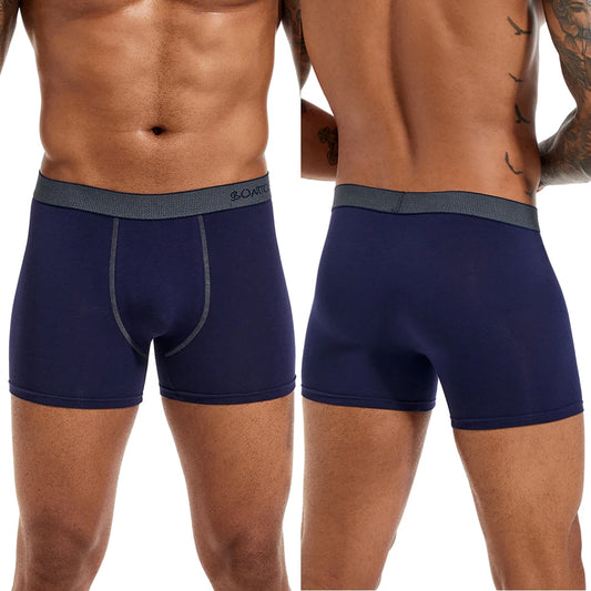 5pcs Pack Men's Luxury Cotton Boxer Briefs