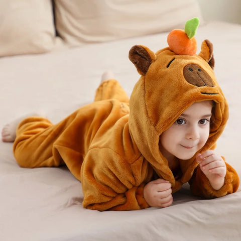 MICHLEY Carnival Capybara Baby Rompers