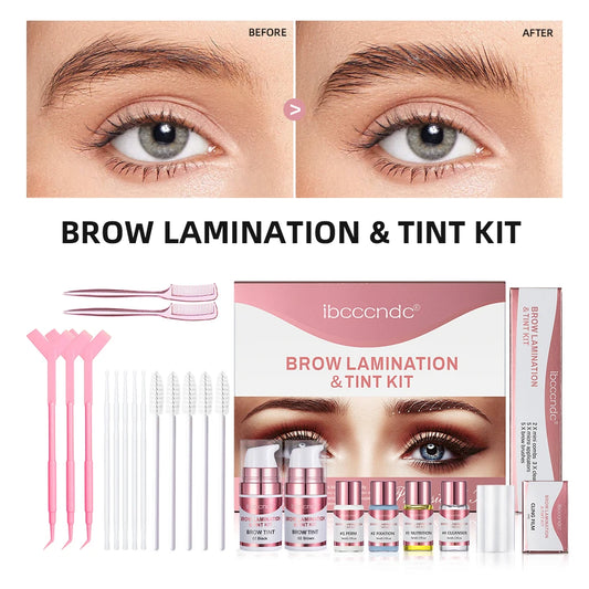 Semi-permanent Brow and Lash Lift and Tint Kit for Effortless Beauty