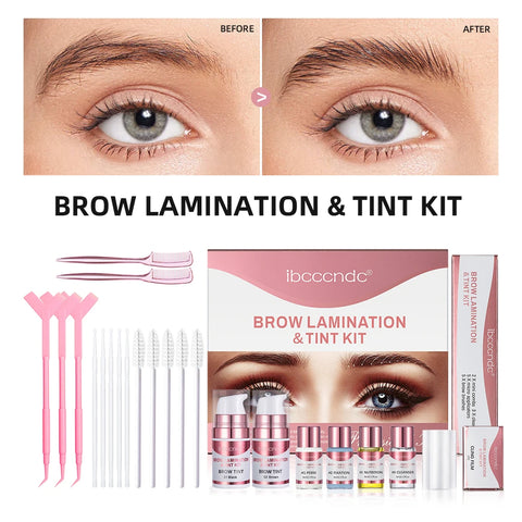 Semi-permanent Brow and Lash Lift and Tint Kit for Effortless Beauty