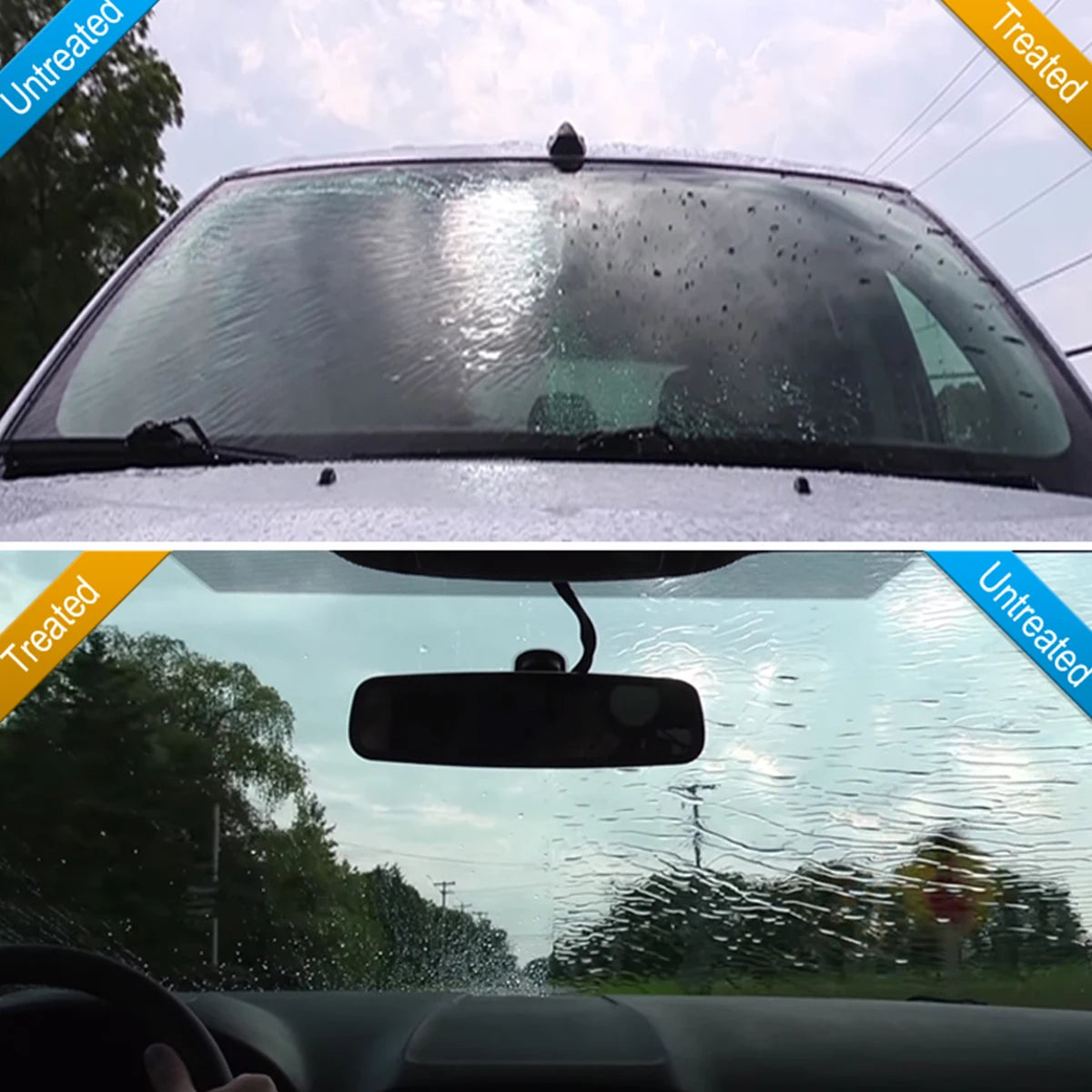 Water Repellent Spray - Anti Rain Coating for Car Glass