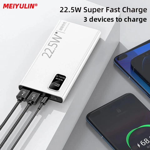 20000mAh Power Bank – 22.5W USB-C Fast Charger