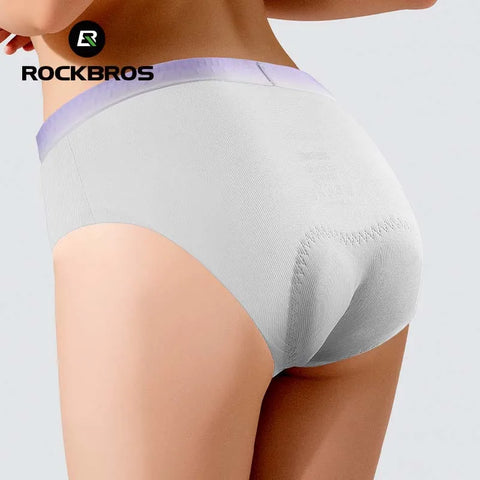 ROCKBROS Women's Padded Cycling Underwear - Comfortable MTB Bicycle Shorts