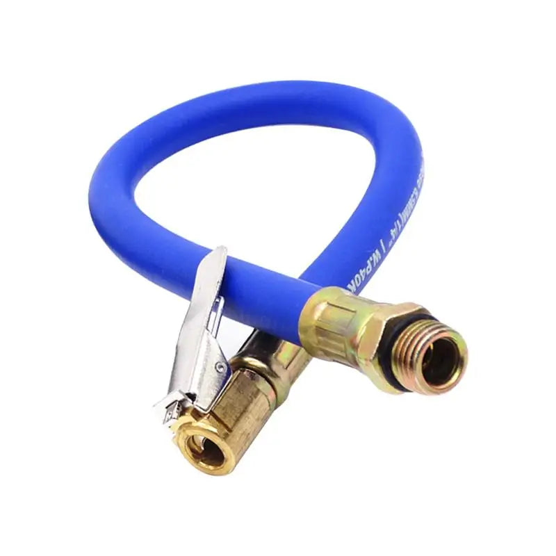 Portable Tire Inflator Hose - Essential Rubber Air Compressor Pipe for Cars and Motorbikes