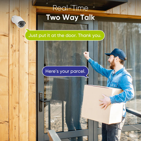 SANNCE 8MP Wired NVR POE Security Camera System