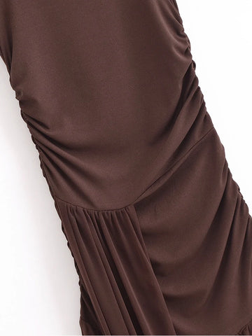 TFMLN Zomer Dames Lange Jurk - Elegante en Comfortabele Midi-jurk voor Elke Gelegenheid 