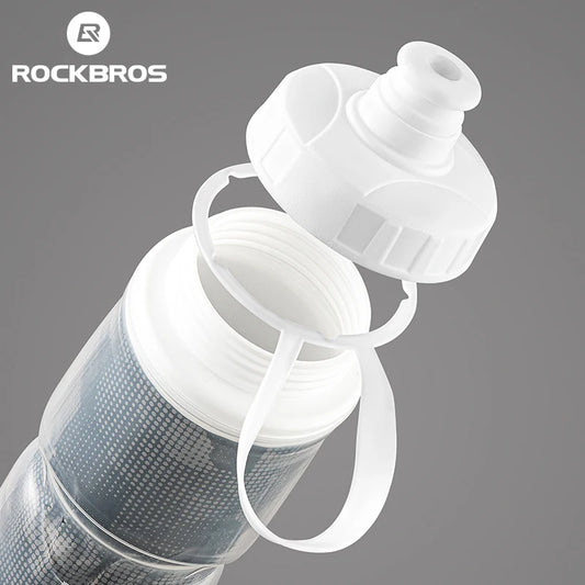 ROCKBROS 750ml Insulated Water Bottle – Ideal for Cycling, Hiking, and Outdoor Activities