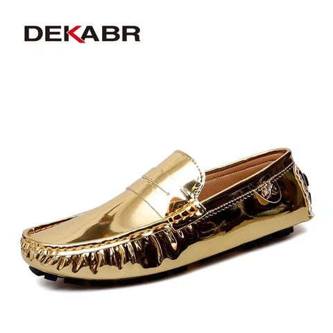 DEKABR Herren Freizeit-Slip-On-Schuhe 