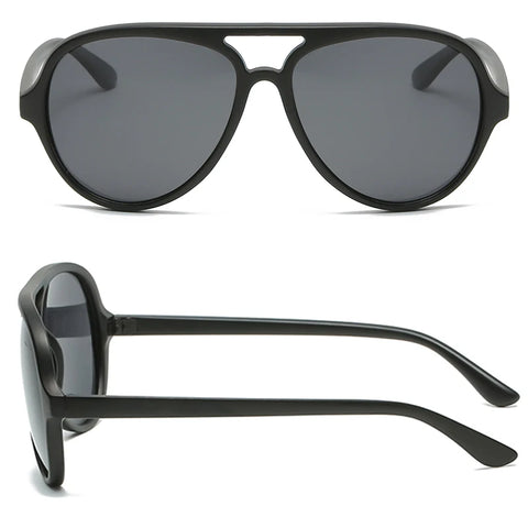 Klassieke piloten gepolariseerde zonnebril - Retro kleine pilotenbril UV400 unisex rijzonnebril