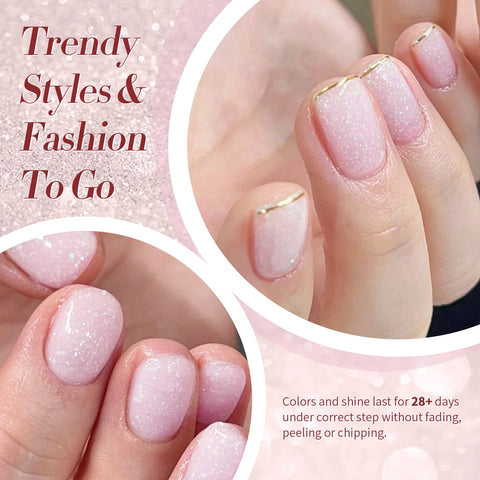BORN PRETTY 10ml Snow Glitter Gel Nail Polish