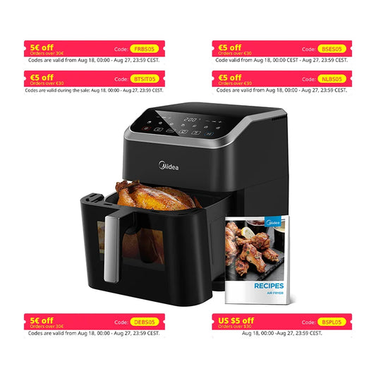 Midea Hot Air Fryer 7L Capacity