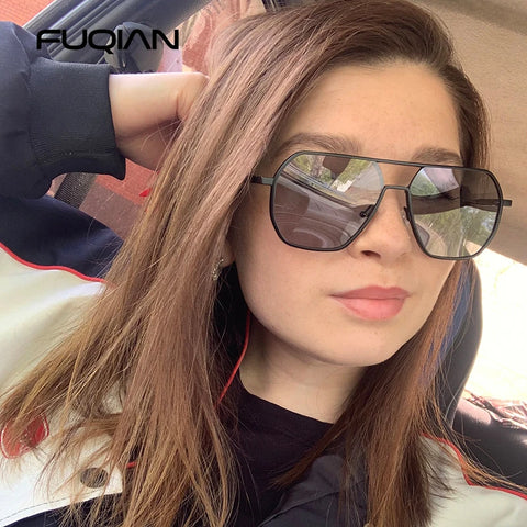Luxe metalen fotochromatische gepolariseerde zonnebril - Chameleon UV400 unisex anti-reflectie zonnebril
