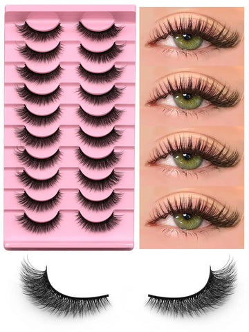GROINNEYA Fluffy Manga Eyelashes
