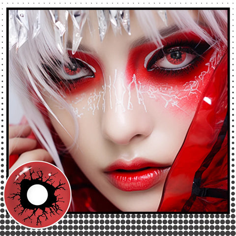 VISUASHOW Cosplay Anime Contact Lenses