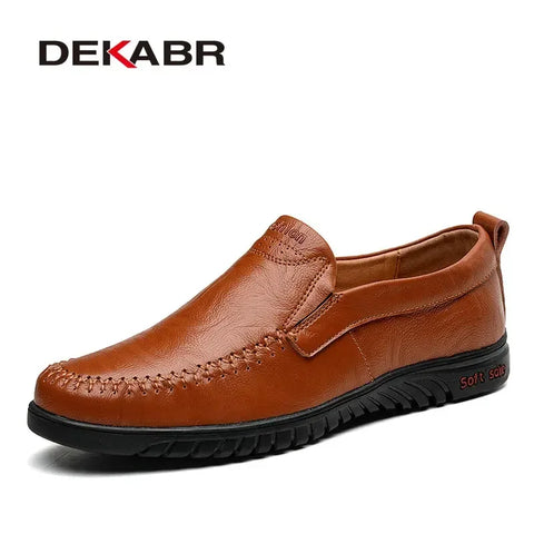 DEKABR Herenloafers van echt leer - Luxe casual rijschoenen