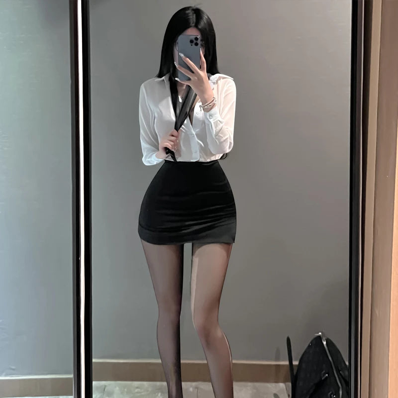 Sexy Cosplay Secretary Costume