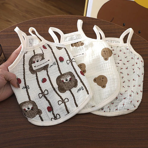 Spring Summer Cotton Bear Vest for Dogs - Cute Teddy Bichon Schnauzer Clothes