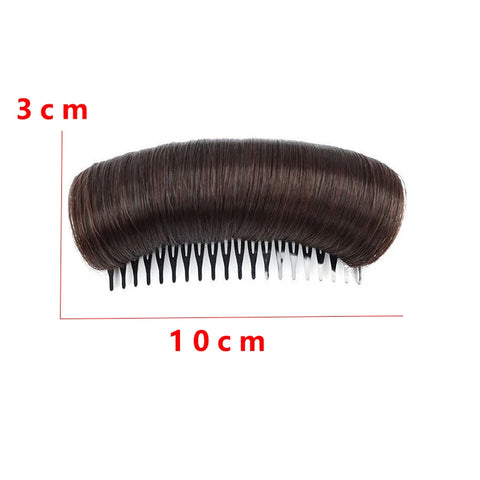 Wig Cushion Stable Hair Roots Volumizing Fiber Insert Comb for Fluffy Hairstyles