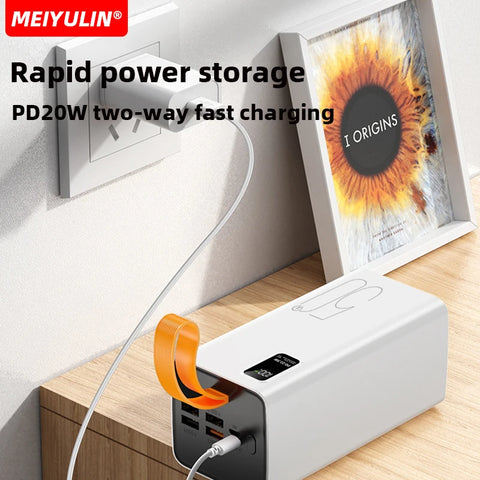 50000mAh Power Bank – USB-C Fast-Charge External Battery