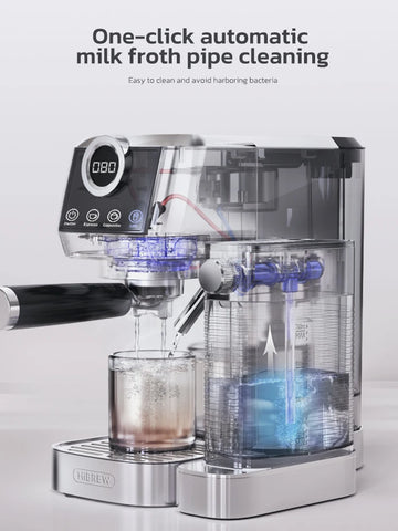 HiBREW 3 in 1 Semi Automatic Coffee Machine