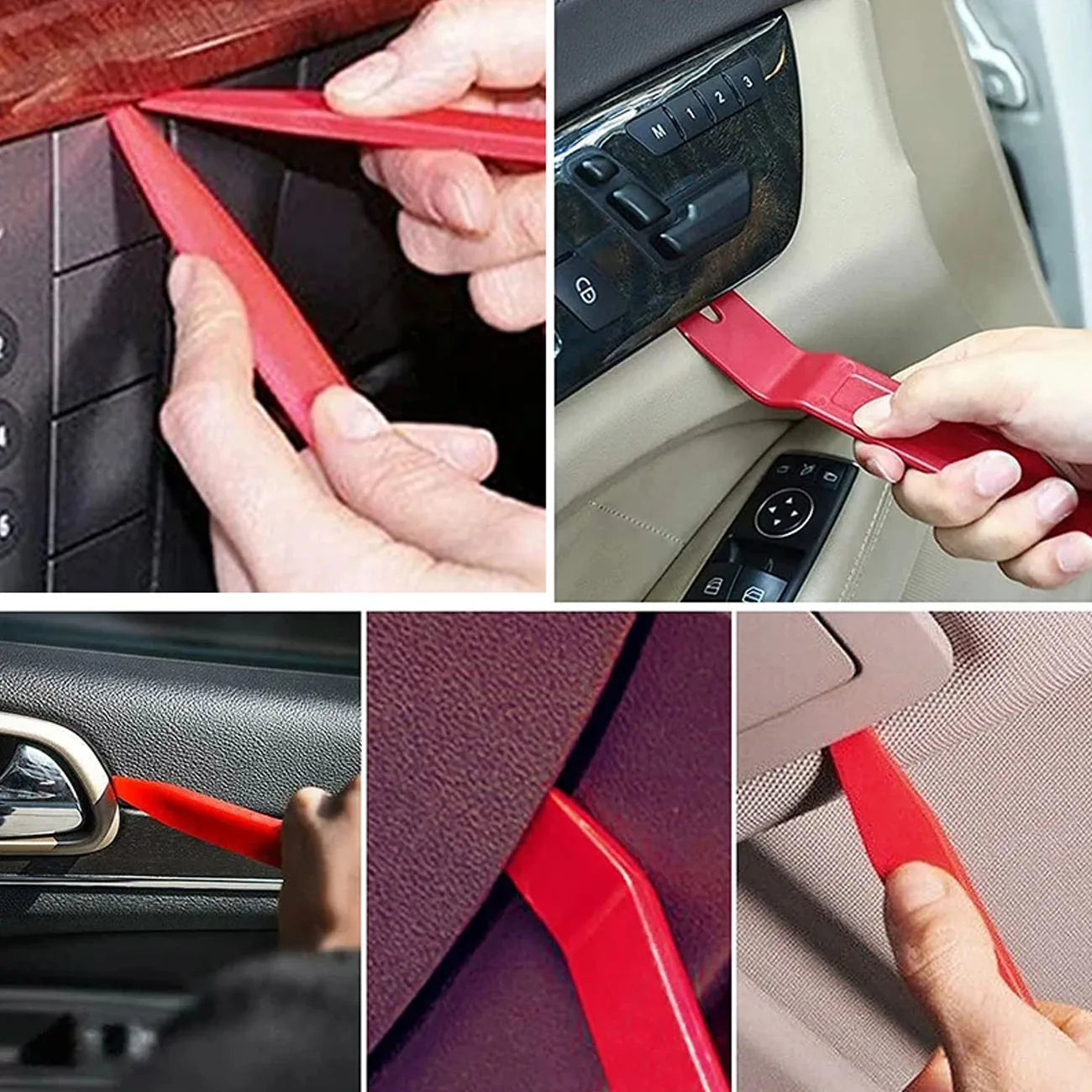 Car Door Tool Kit - Inflatable Air Wedge & Long Reach Tool Set for Auto Repairs