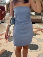 MUJER Off Shoulder Mini Dress - Stylish Bodycon for Women