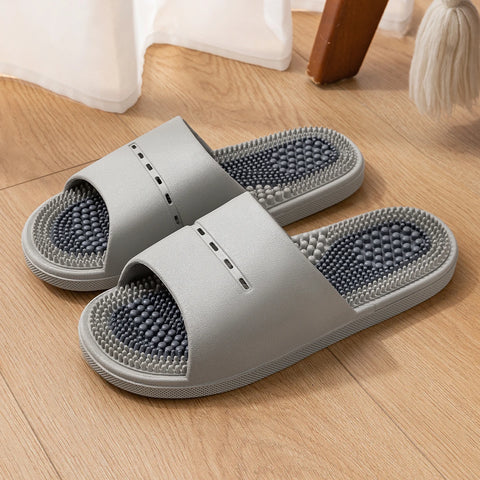 PVC Unisex Slippers Massage Wellness Home Slippers