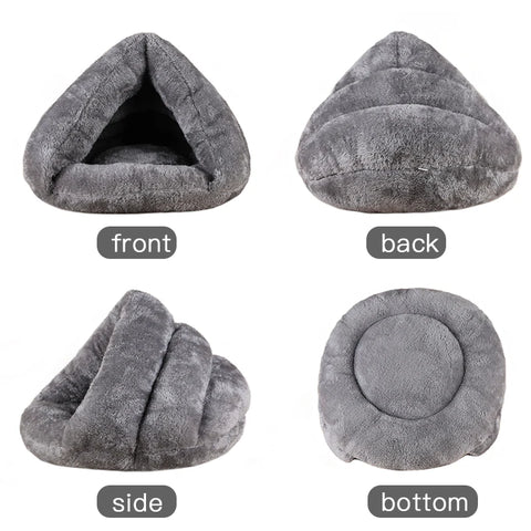 Cozy Plush Dog Bed – Perfect Small and Medium Pet Furniture for Dogs and Cats