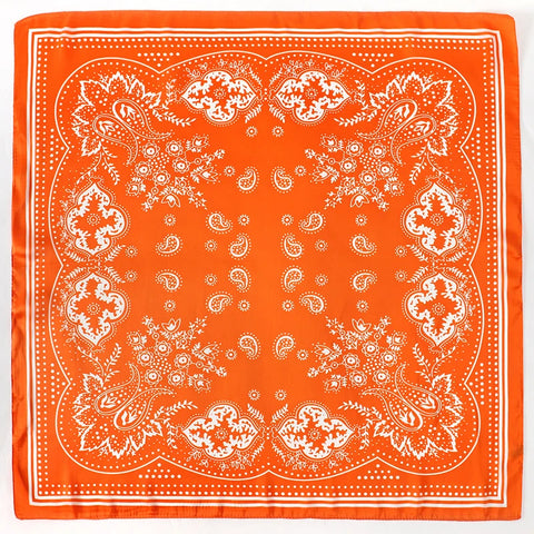 Fashion Print Silk Hairbands Scarf Women 2025 Spring New Elagant Floral Bandana Neck Kerchief Head Bands Foulard Female Scarfs
