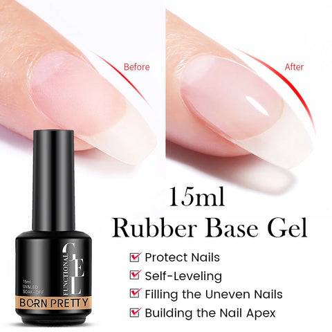 BORN PRETTY 15ml Function Gel Base Super Top Coat