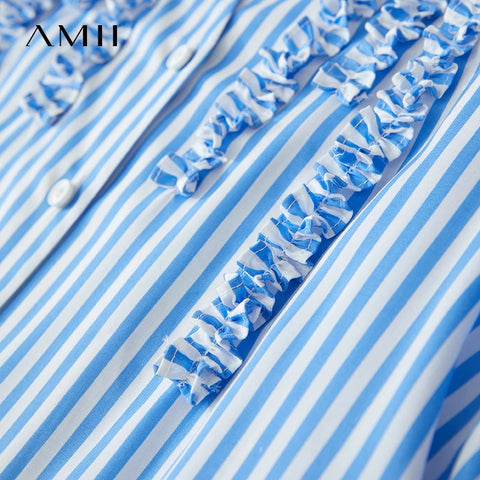 Amii Minimalist New Summer Style 2025 Shirt for Women