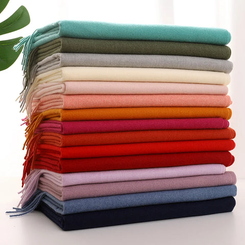 62 Color Winter Scarf for Women - Warm Cashmere Shawl