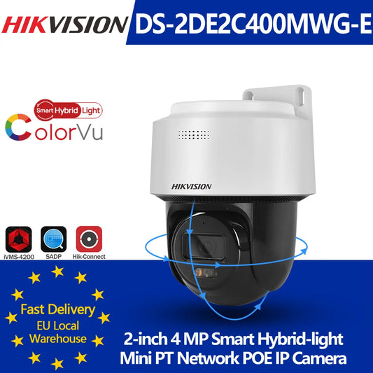 Hikvision DS-2DE2C400MWG-E 4MP Mini PT IP Camera