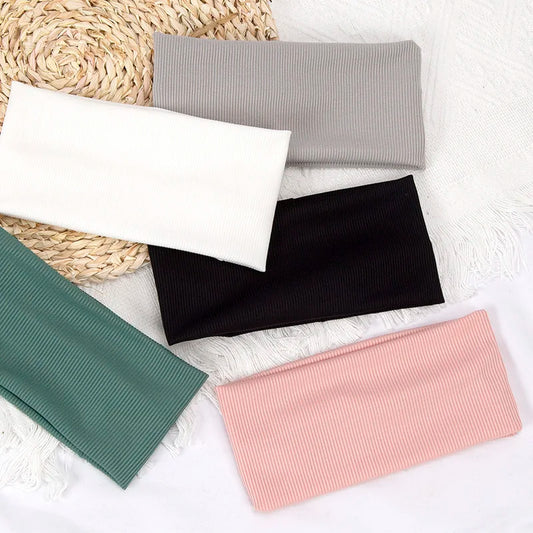 Elastische effen haarbanden voor fitness, yoga en sport - Unisex hoofdbanden