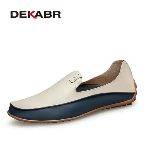 DEKABR Heren Casual Loafers van Echt Leer
