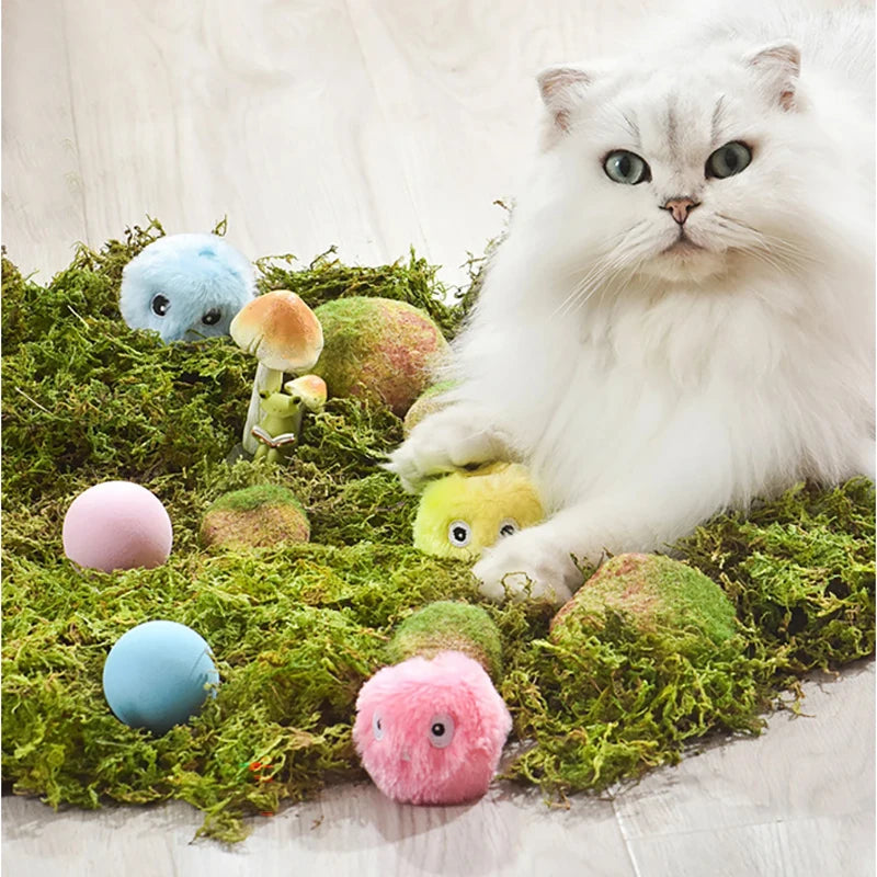 Interactive Catnip Ball - Smart Cat Toy for Engaging Playtime