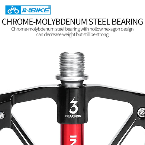 INBIKE Lightweight Aluminum Alloy Bicycle Pedals with Sealed Bearings - Final Discount!